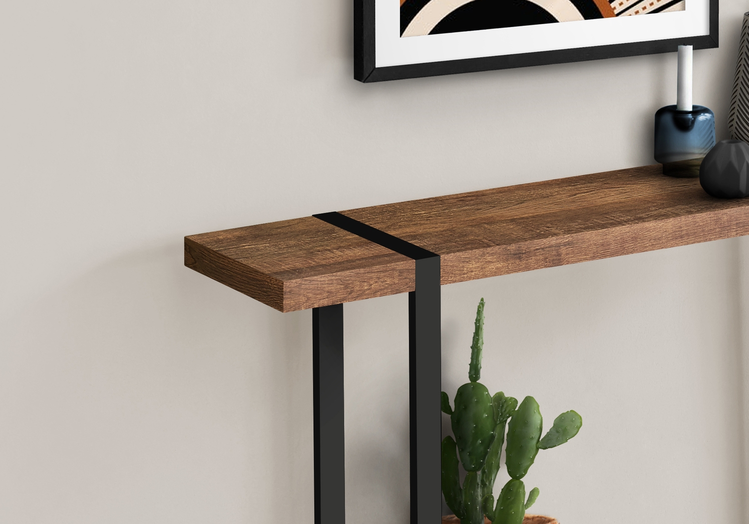Bradner Brown Sofa Table - Thumbnail - Image 2