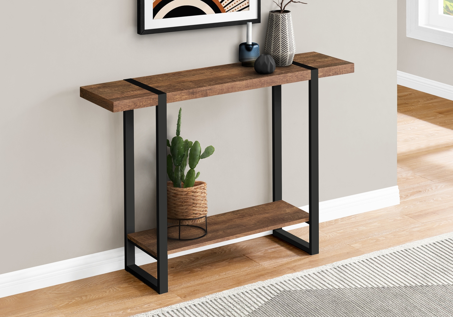 Bradner Brown Sofa Table - Thumbnail - Image 3