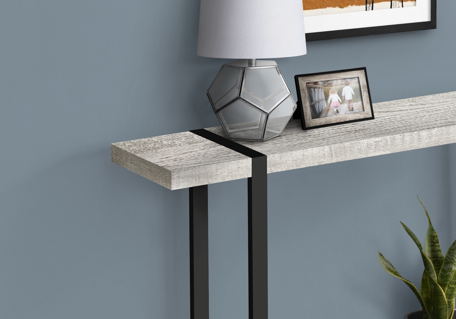 Bradner Gray Sofa Table - Thumbnail - Image 7
