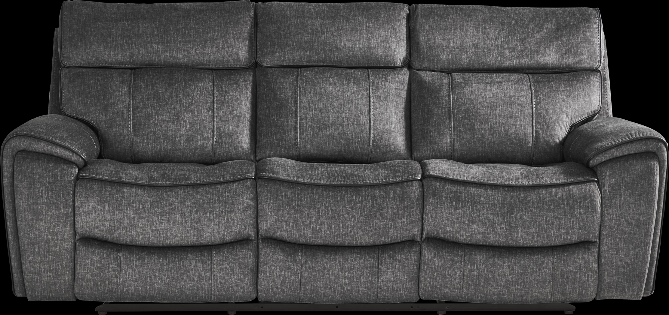 Bradshaw Place Dark Gray 5 Pc Living Room with Reclining Sofa - Thumbnail - Image 3