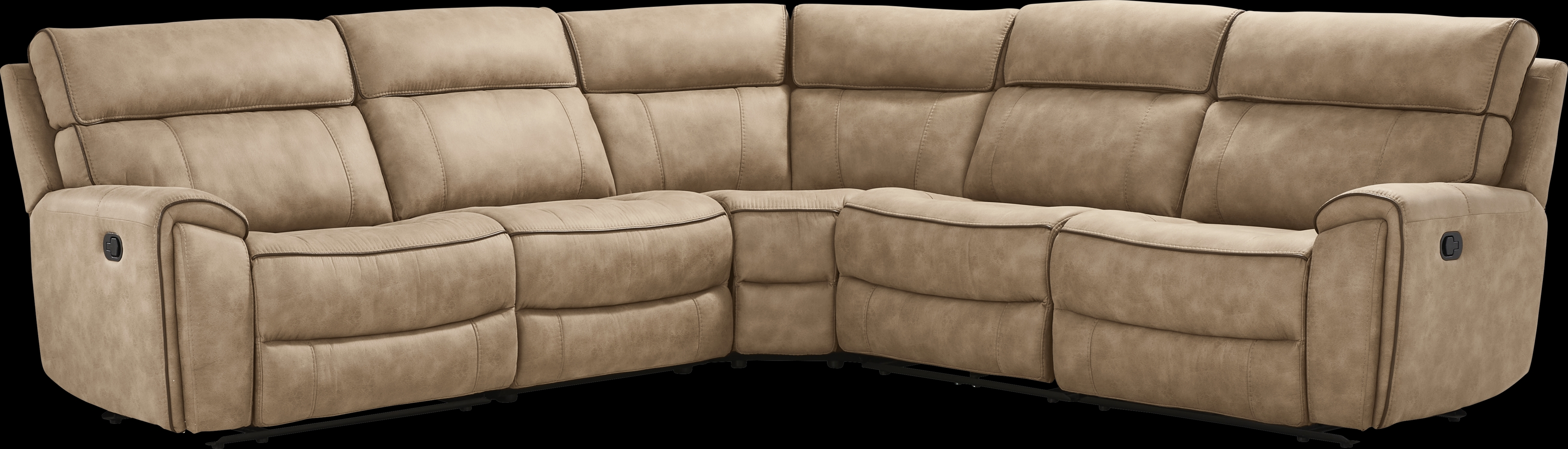Bradshaw Place Stone 5 Pc Reclining Sectional - Thumbnail - Image 3