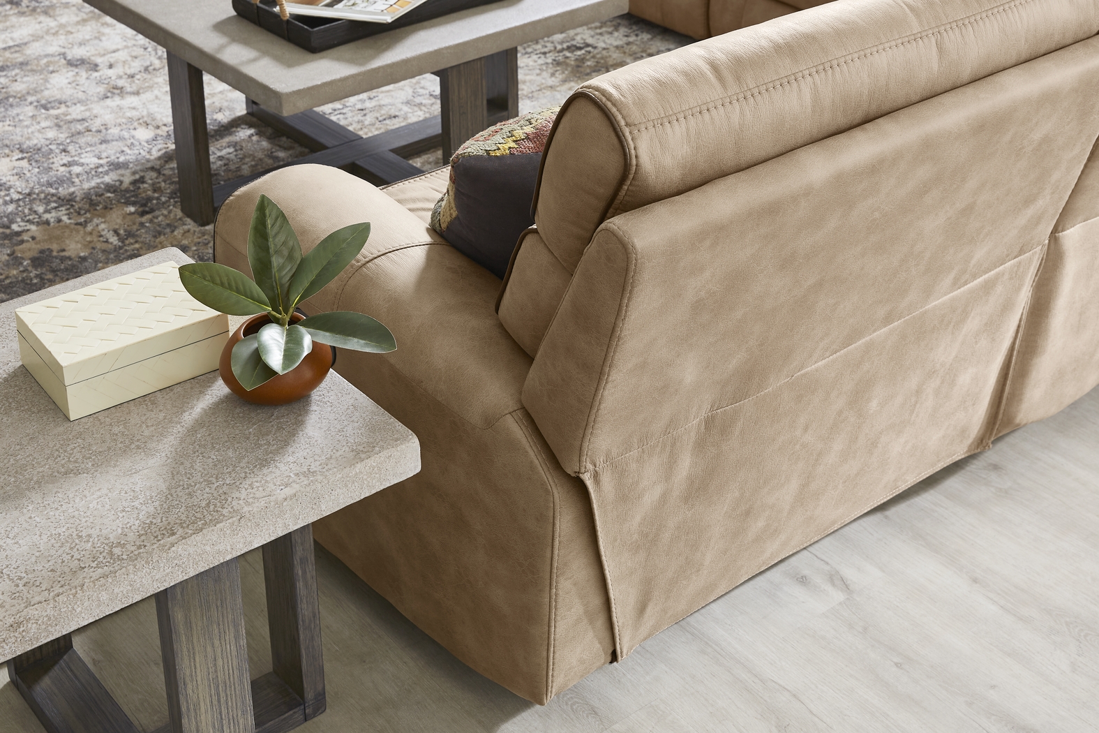 Bradshaw Place Stone 5 Pc Reclining Sectional - Thumbnail - Image 7