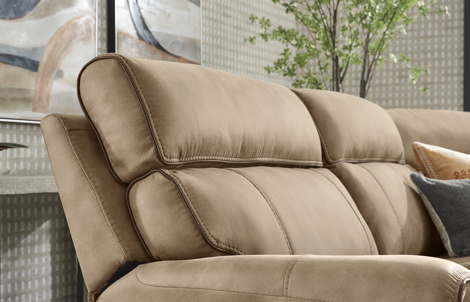 Bradshaw Place Stone 5 Pc Reclining Sectional - Thumbnail - Image 4