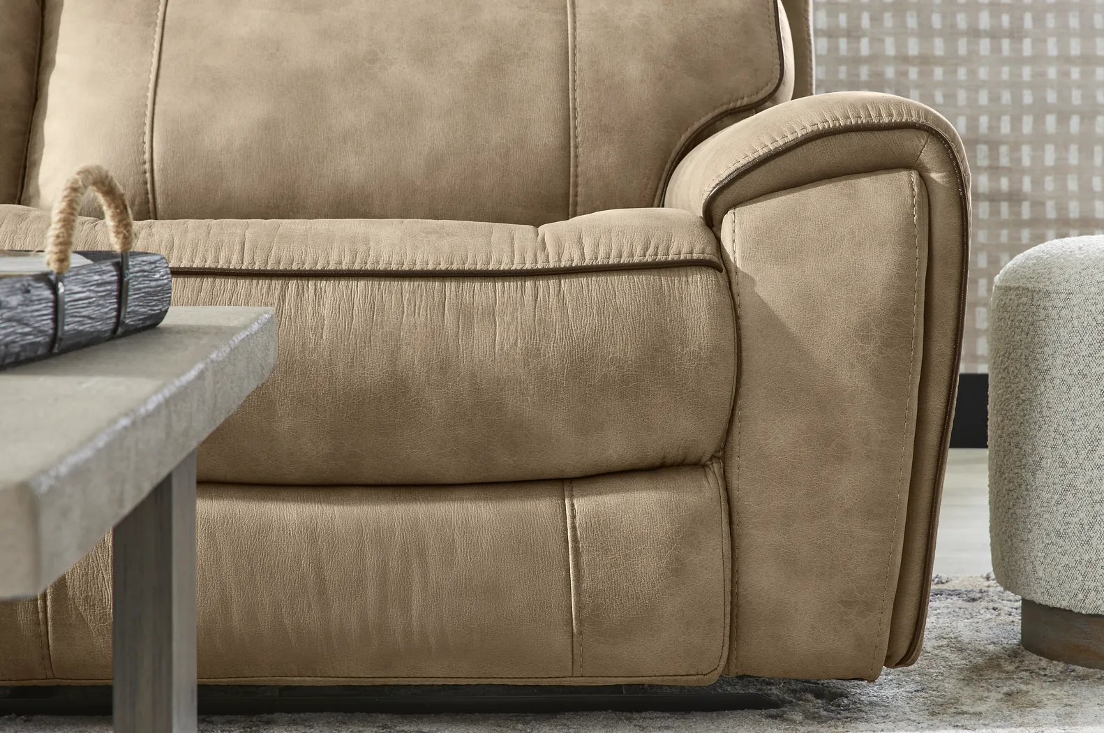 Bradshaw Place Stone 6 Pc Dual Power Reclining Sectional - Thumbnail - Image 9