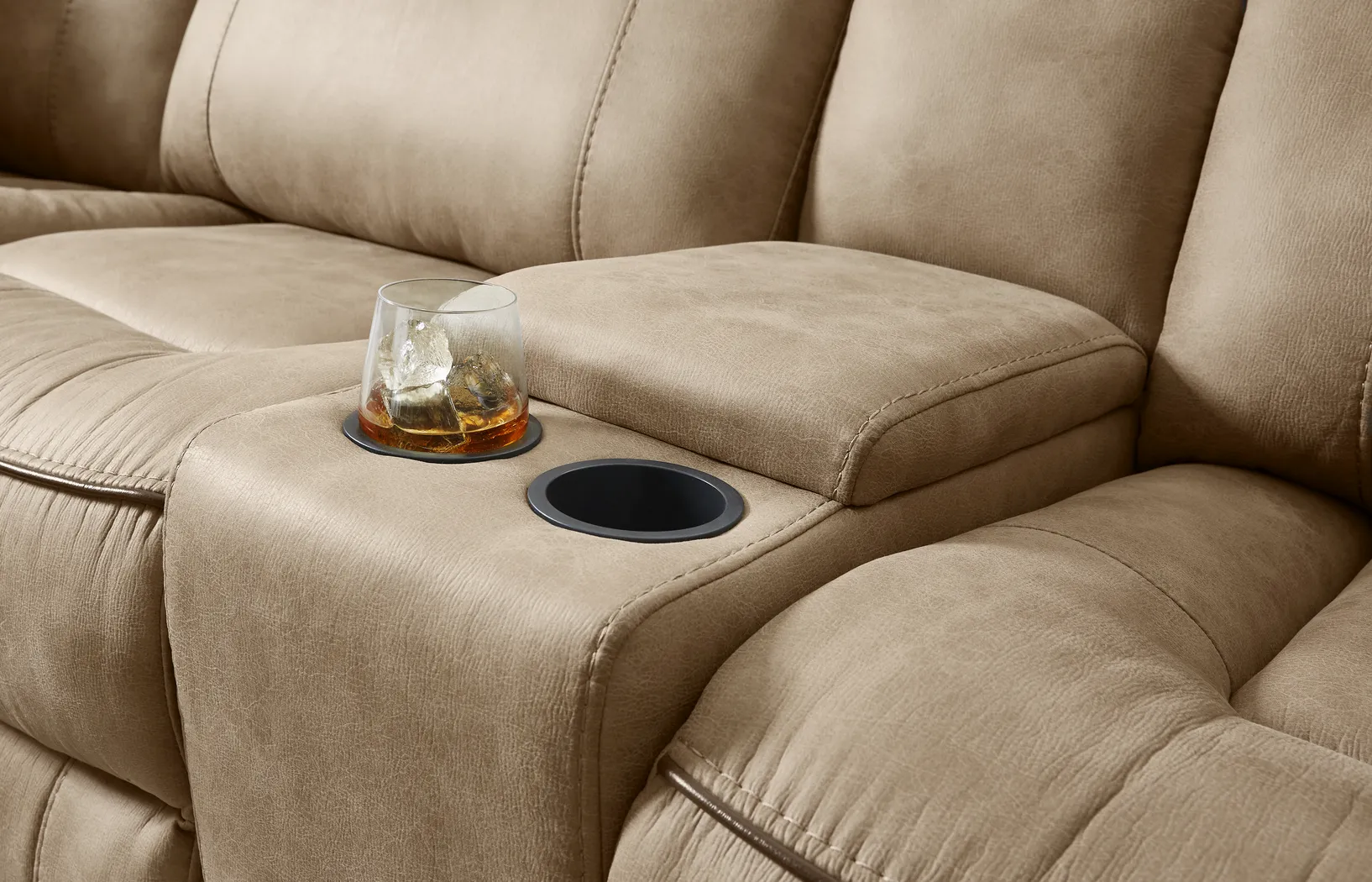 Bradshaw Place Stone 6 Pc Dual Power Reclining Sectional - Thumbnail - Image 6