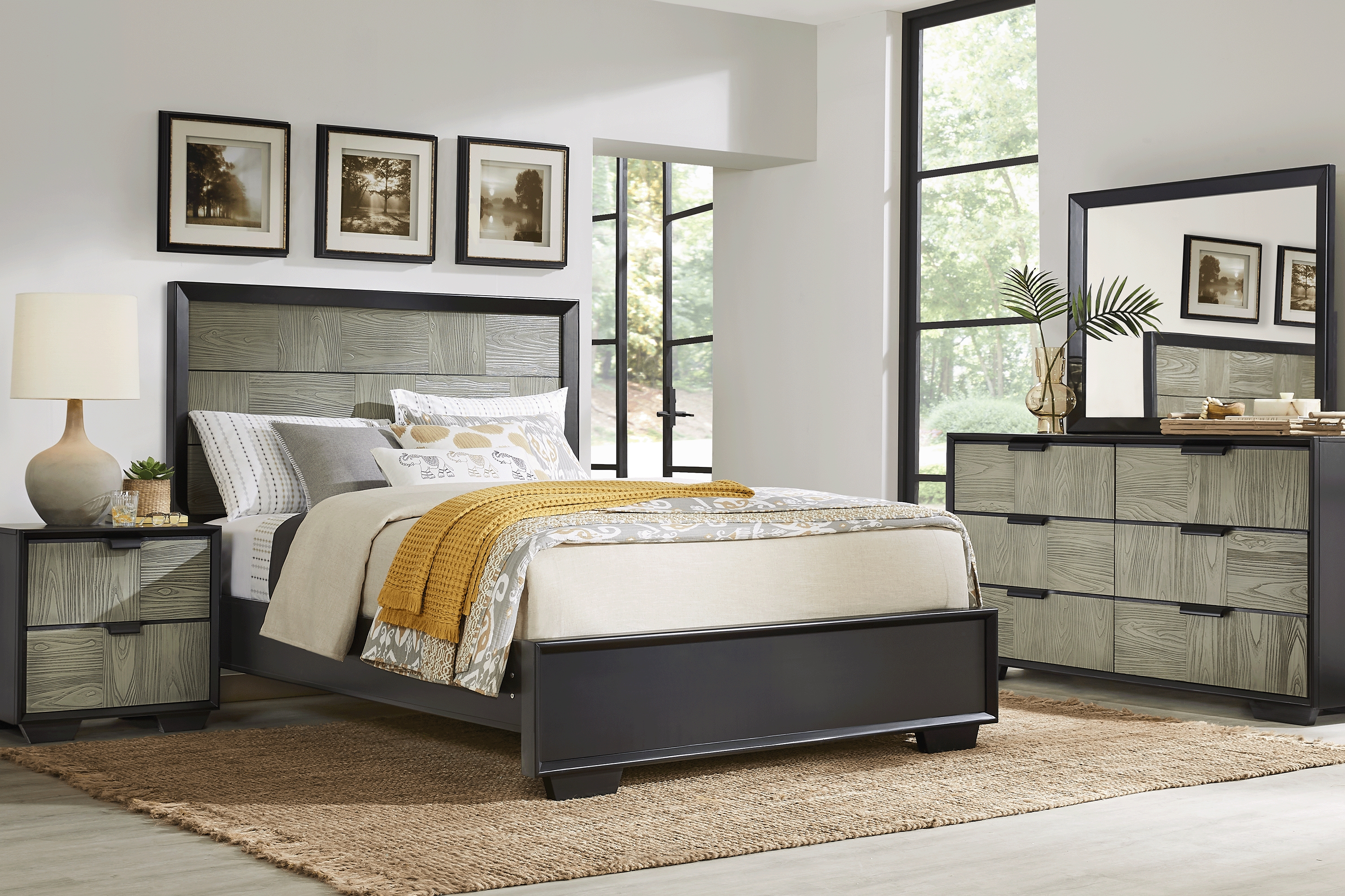 Braedin Black 5 Pc Queen Bedroom - Thumbnail - Image 1