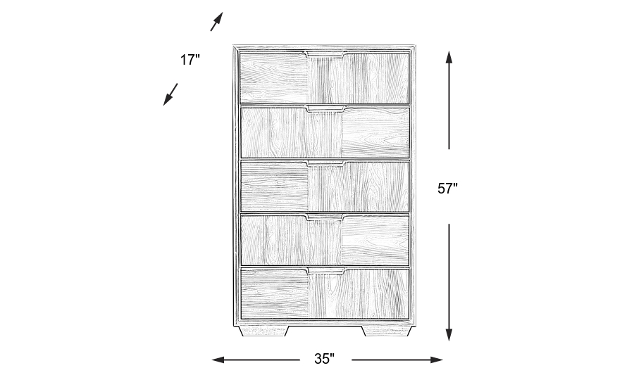 Dimension Image. Please refer to the Dimension Tab on this page for dimension details.