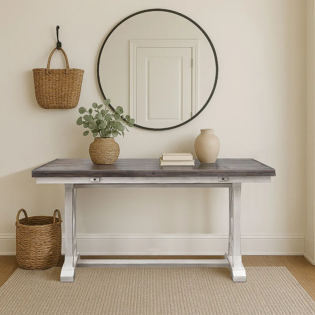 Braedy Cream Console Table - Thumbnail - Image 3