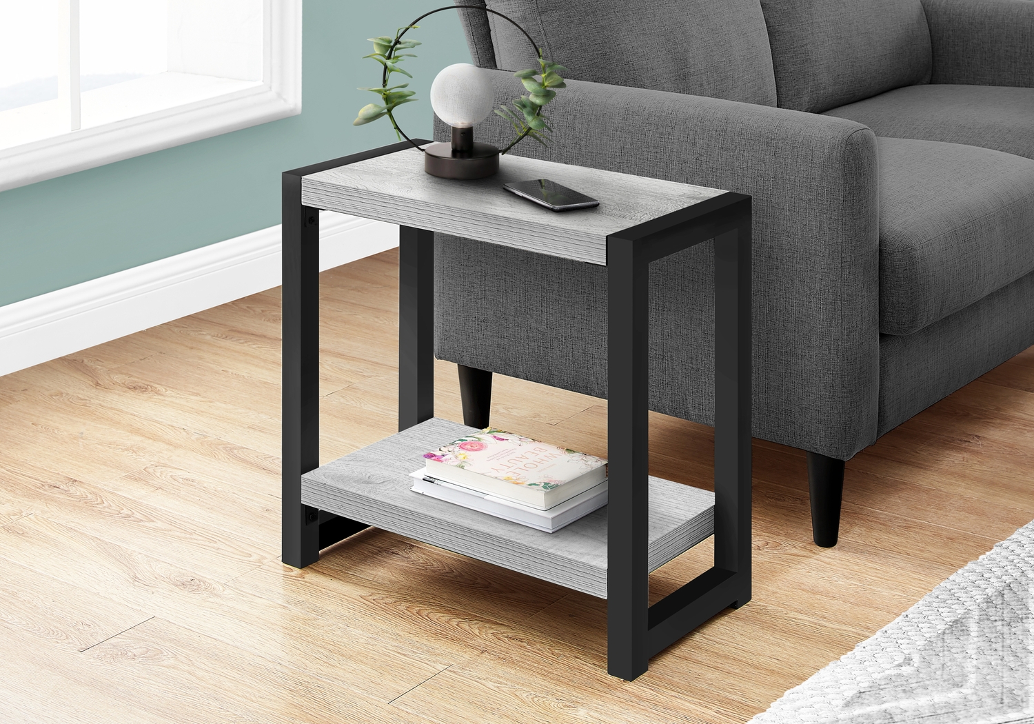 Braehill Gray Accent Table - Thumbnail - Image 3