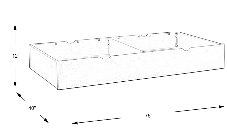 Dimension Image. Please refer to the Dimension Tab on this page for dimension details.