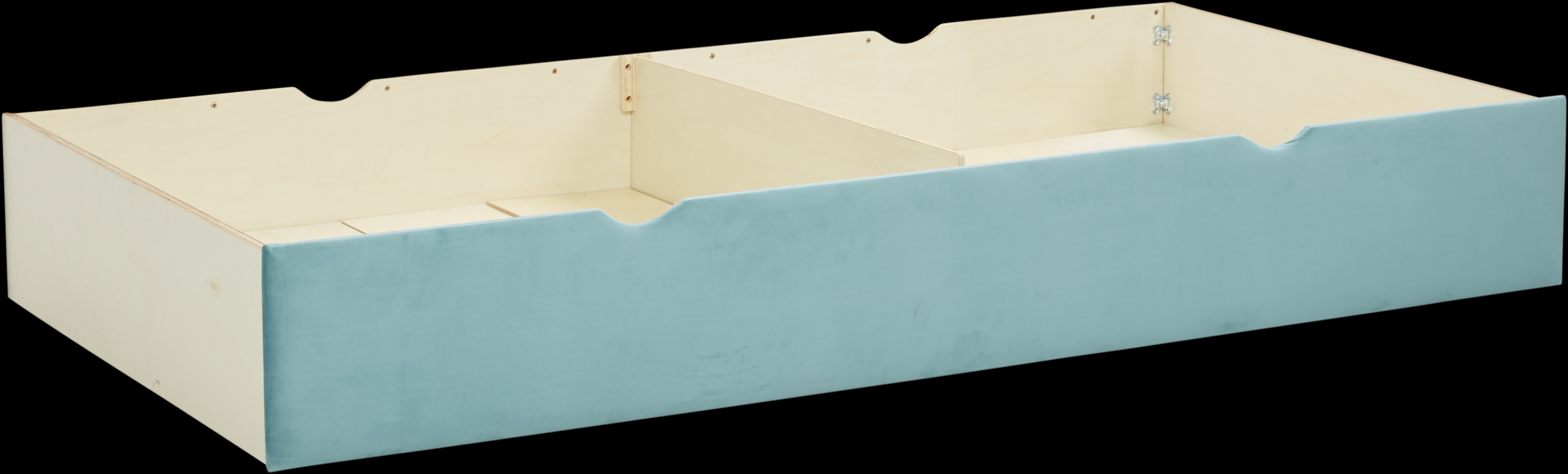 Braelynn Teal Twin Storage Trundle - Thumbnail - Image 1