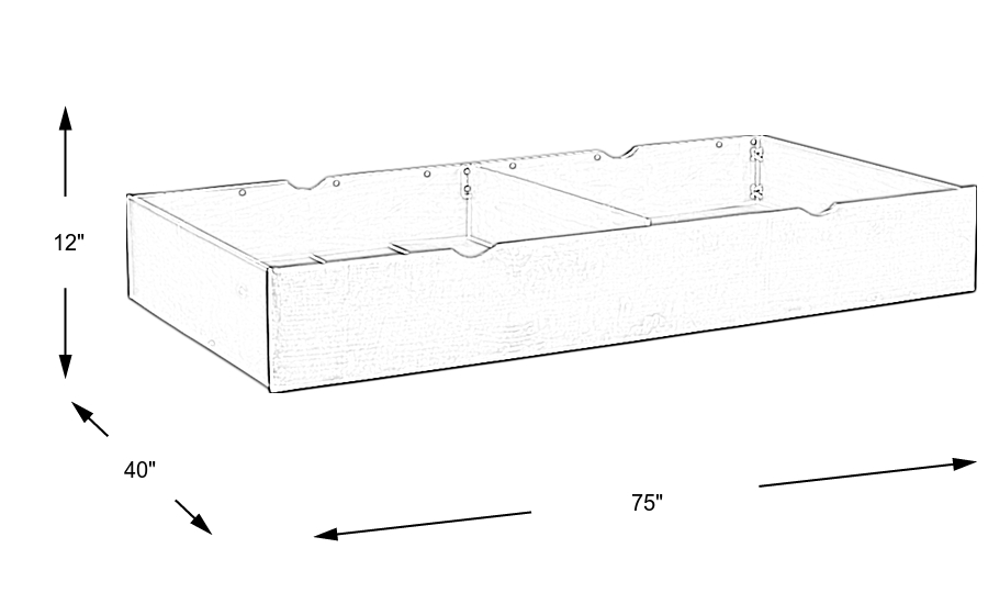 Dimension Image. Please refer to the Dimension Tab on this page for dimension details.