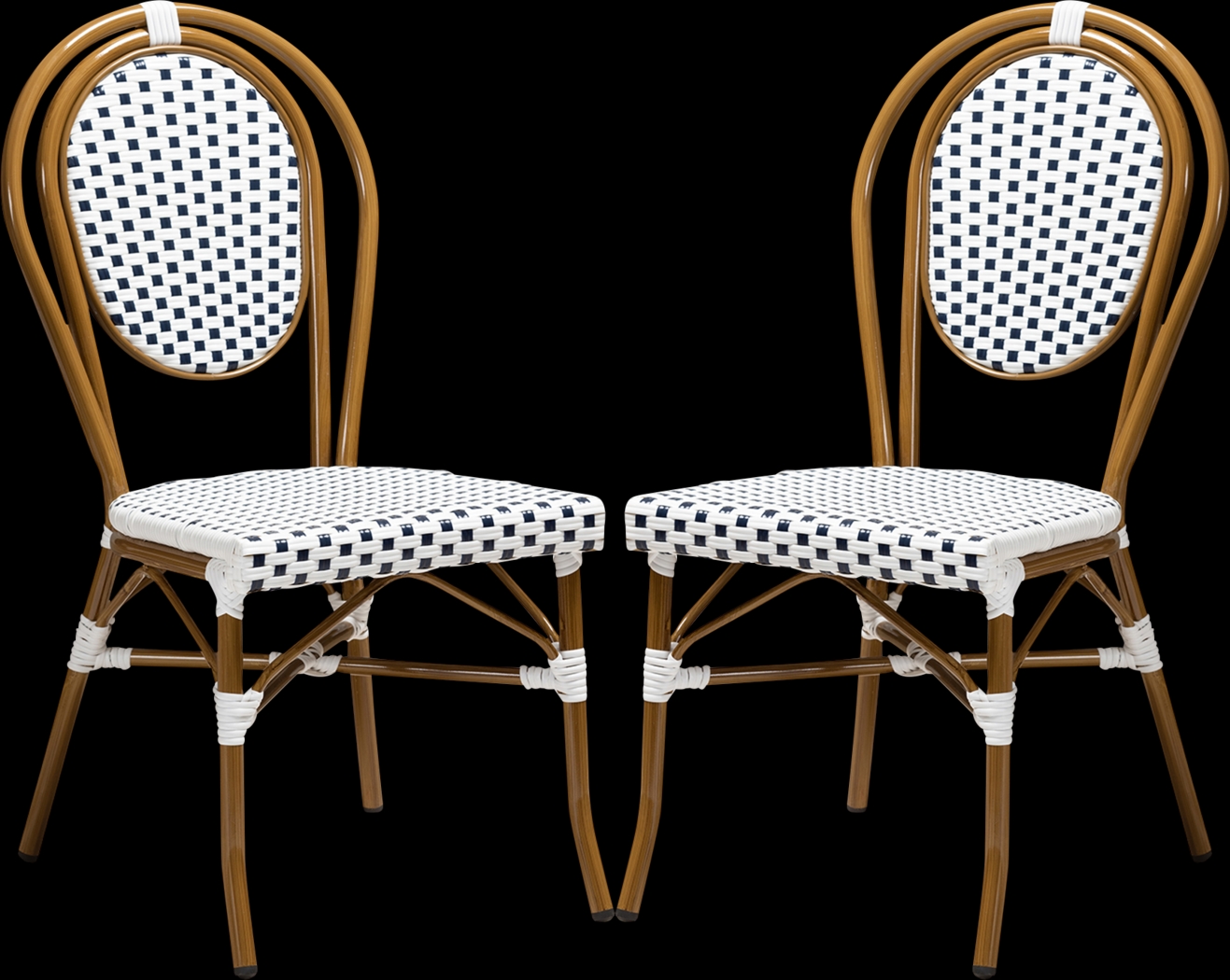 Braganza Blue Dining Chair, Set of 2 - Thumbnail - Image 1