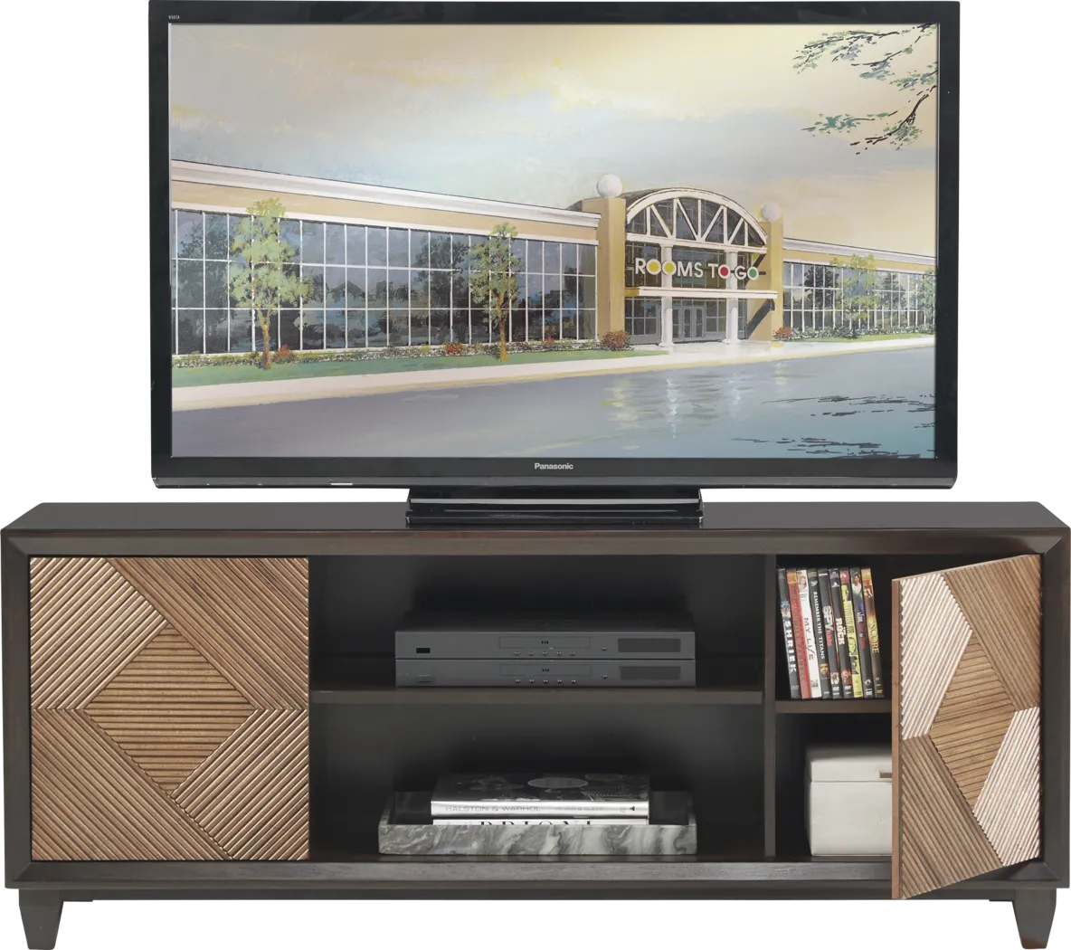 Braham Brown Fruitwood 60 in. Console - Thumbnail - Image 2