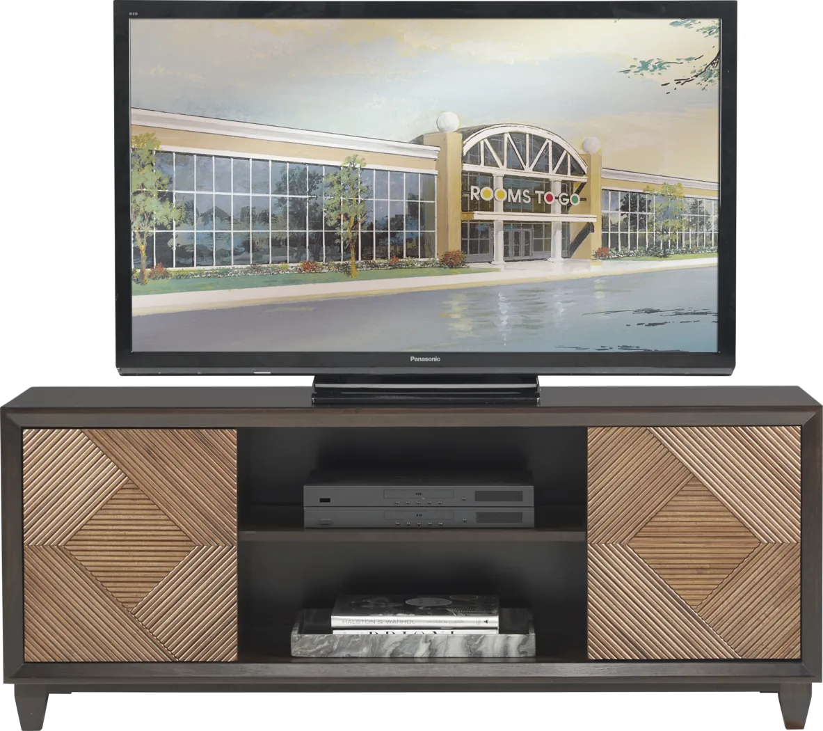 Braham Brown Fruitwood 60 in. Console - Thumbnail - Image 1