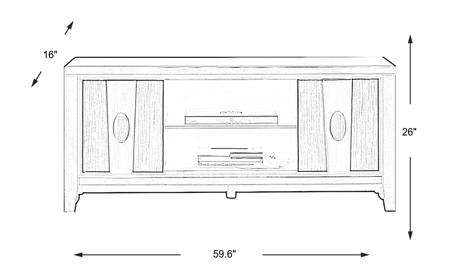 Dimension Image. Please refer to the Dimension Tab on this page for dimension details.
