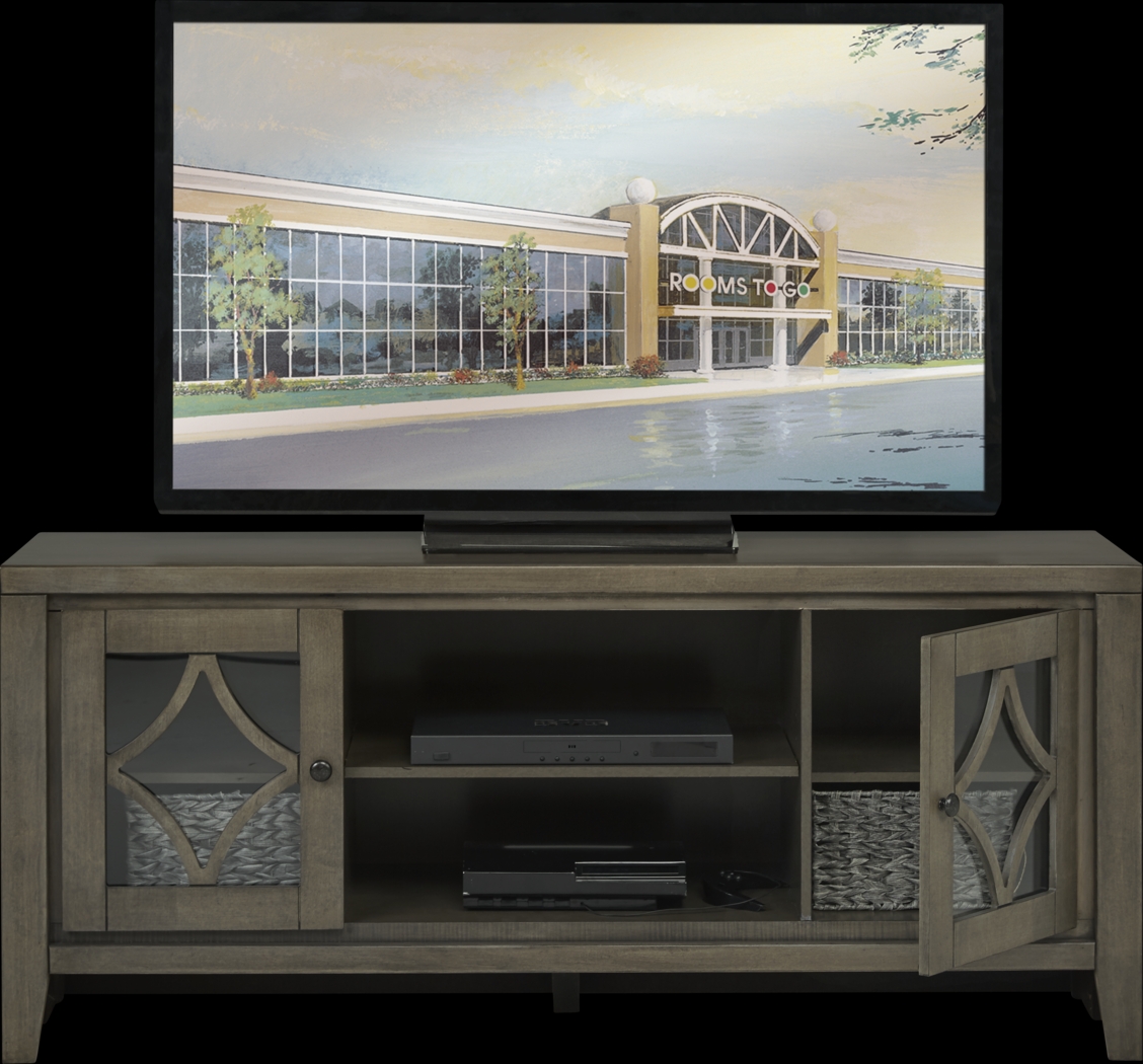 Braham II Cherry Gray 60 in. Console - Thumbnail - Image 2