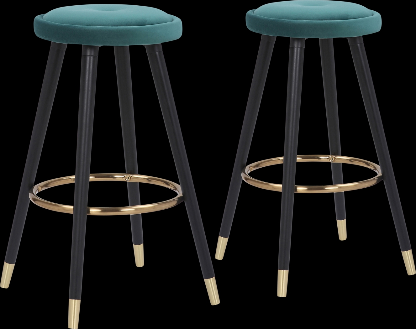 Braithwood Green Counter Height Stool, Set of 2 - Thumbnail - Image 1