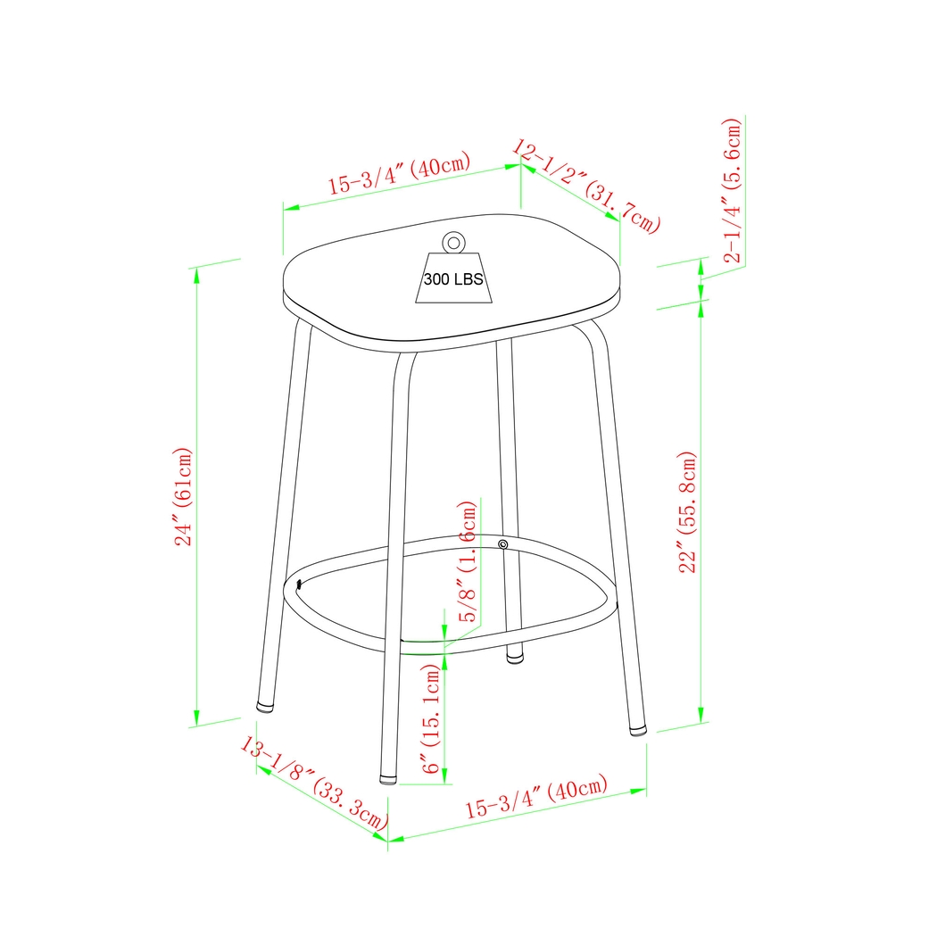 Brakenbury Ivory Counter Height Stool, Set of 2 - Thumbnail - Image 8