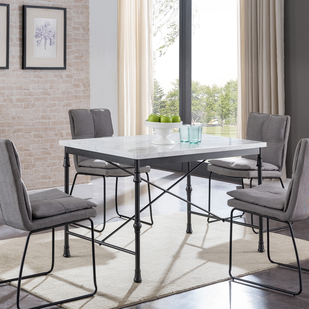 Brakewood White Dining Table - Thumbnail - Image 5