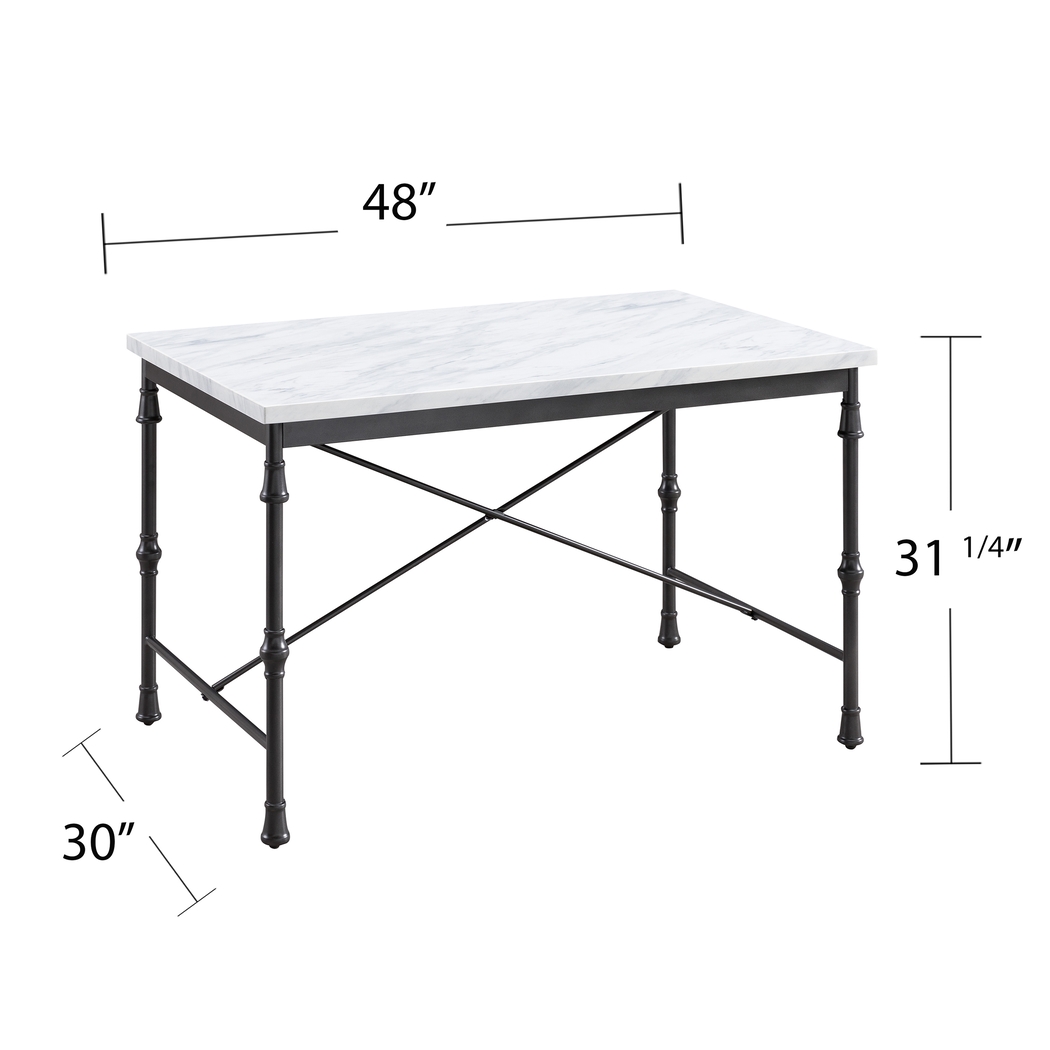 Brakewood White Dining Table - Thumbnail - Image 6
