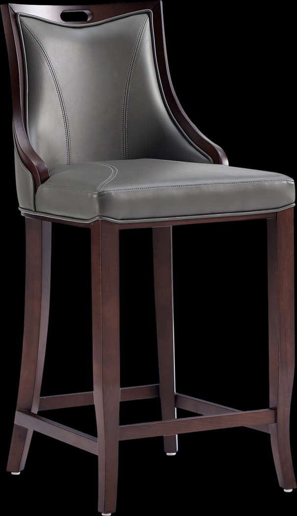 Bramblewoody Dark Gray Barstool - Thumbnail - Image 1