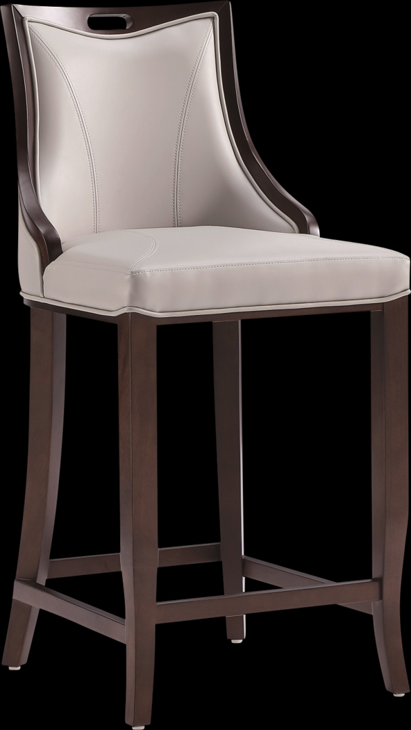 Bramblewoody Light Gray Barstool - Thumbnail - Image 1
