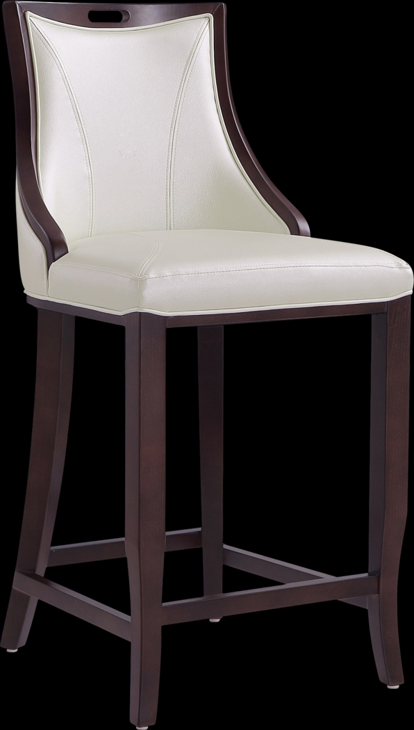 Bramblewoody White Barstool - Thumbnail - Image 1
