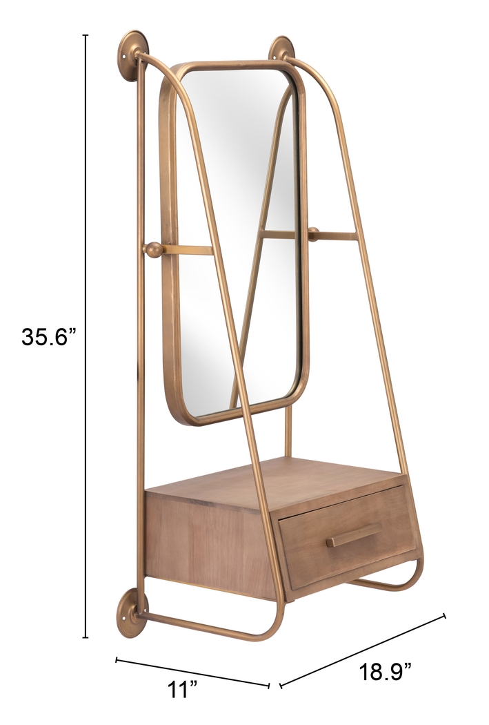 Brambley Gold Mirror - Thumbnail - Image 7