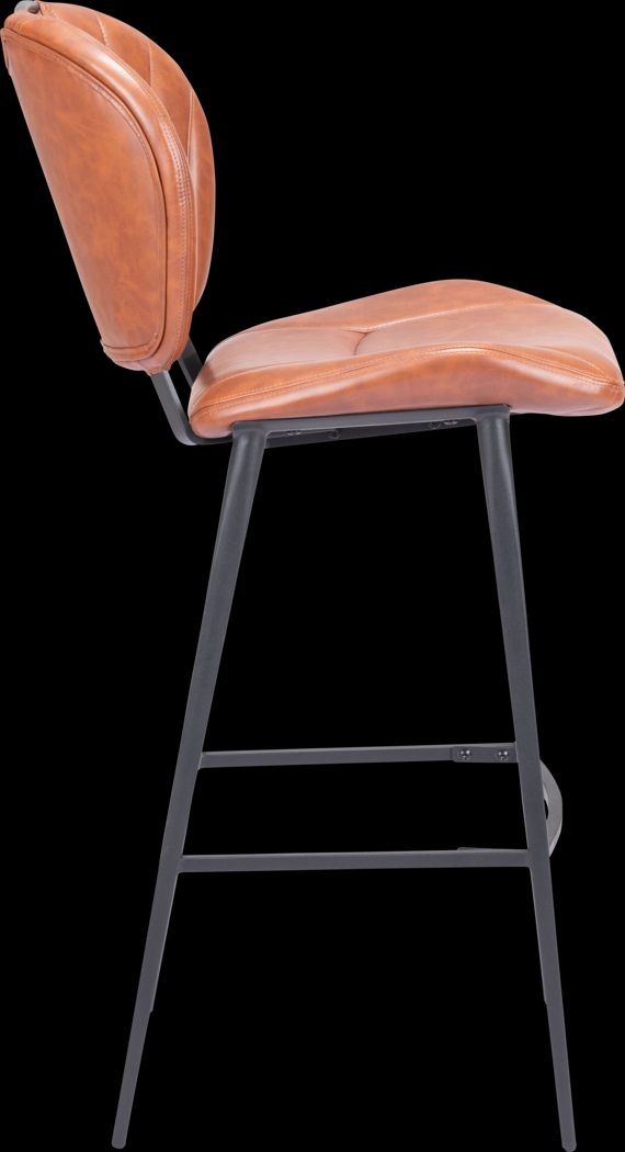 Bramerton Brown Bar Height Stool - Thumbnail - Image 3