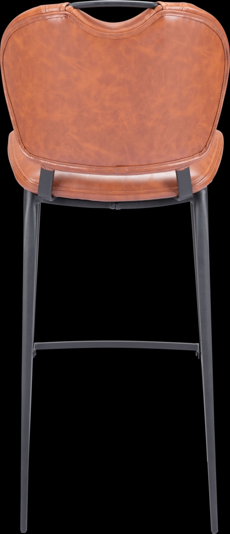 Bramerton Brown Bar Height Stool - Thumbnail - Image 5