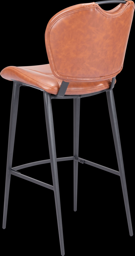 Bramerton Brown Bar Height Stool - Thumbnail - Image 6