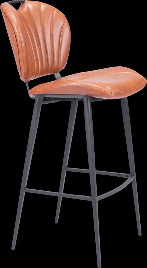 Bramerton Brown Bar Height Stool - Thumbnail - Image 7
