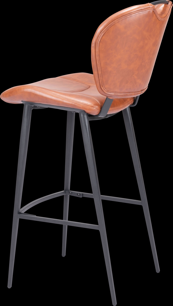 Bramerton Brown Bar Height Stool - Thumbnail - Image 8