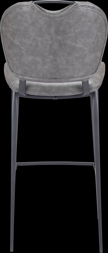 Bramerton Gray Bar Height Stool - Thumbnail - Image 5
