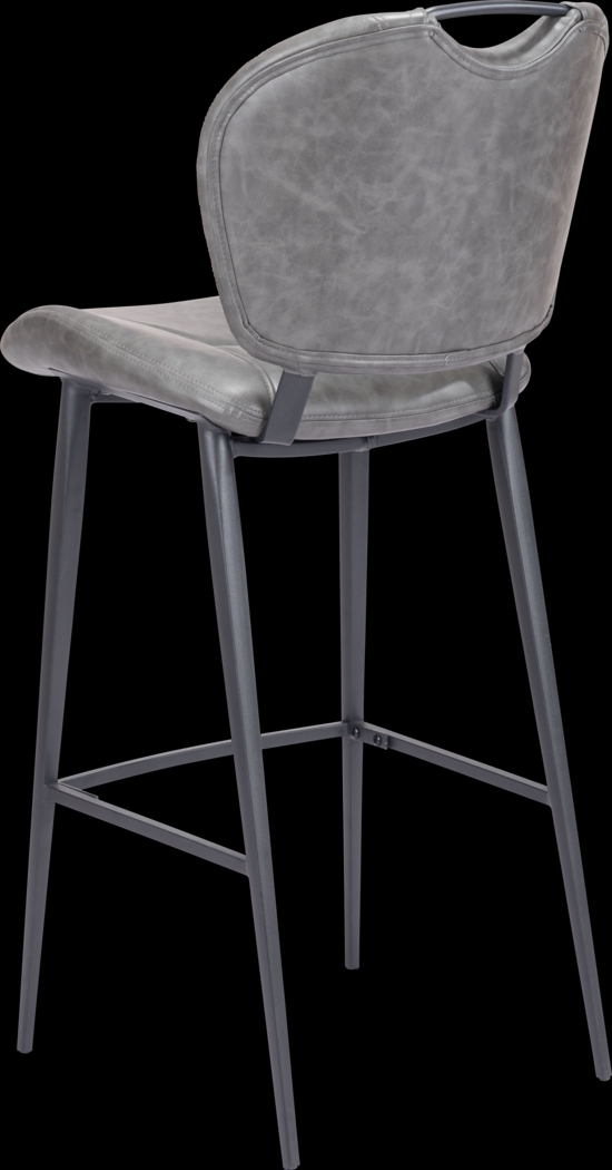 Bramerton Gray Bar Height Stool - Thumbnail - Image 6