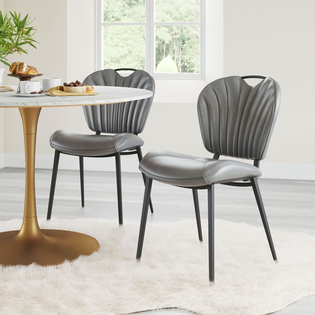 Bramerton Gray Dining Chair, Set of 2 - Thumbnail - Image 2