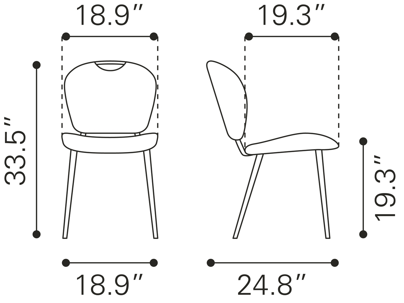 Bramerton Gray Dining Chair, Set of 2 - Thumbnail - Image 12
