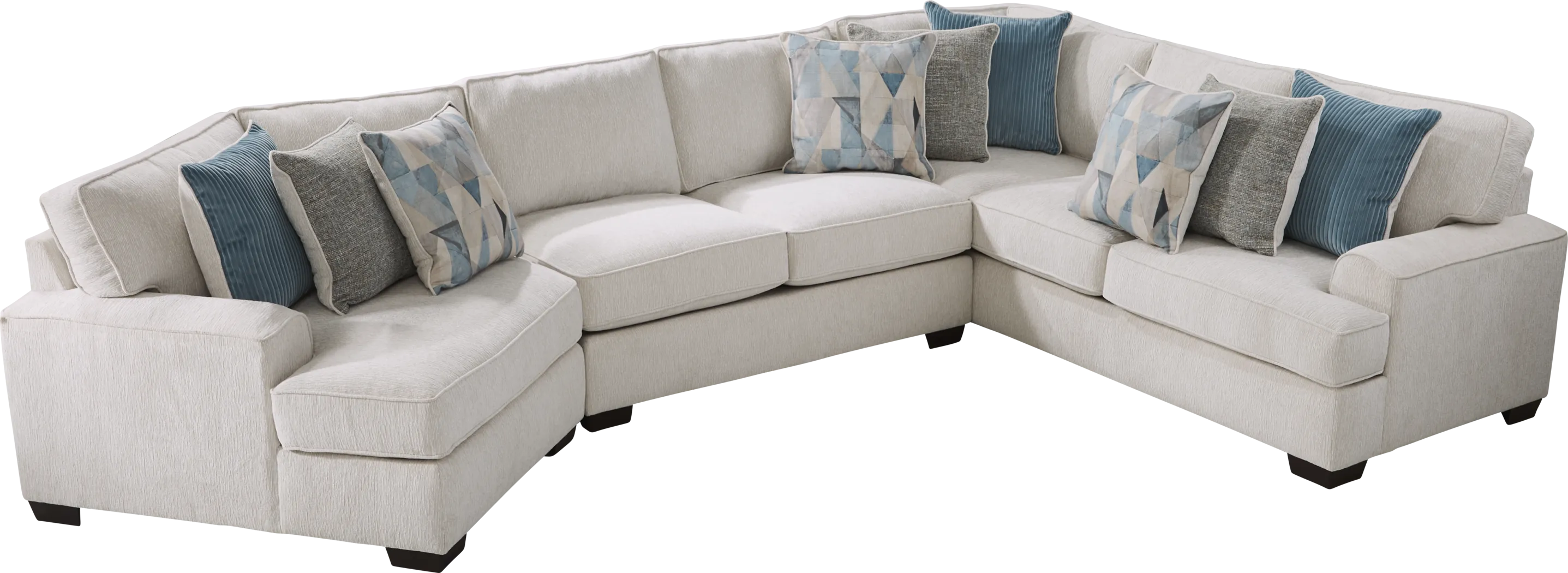 Bramfield White 3 Pc Sectional - Thumbnail - Image 3