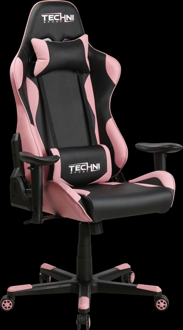 Bramgo Pink/Black Gaming Chair - Thumbnail - Image 1