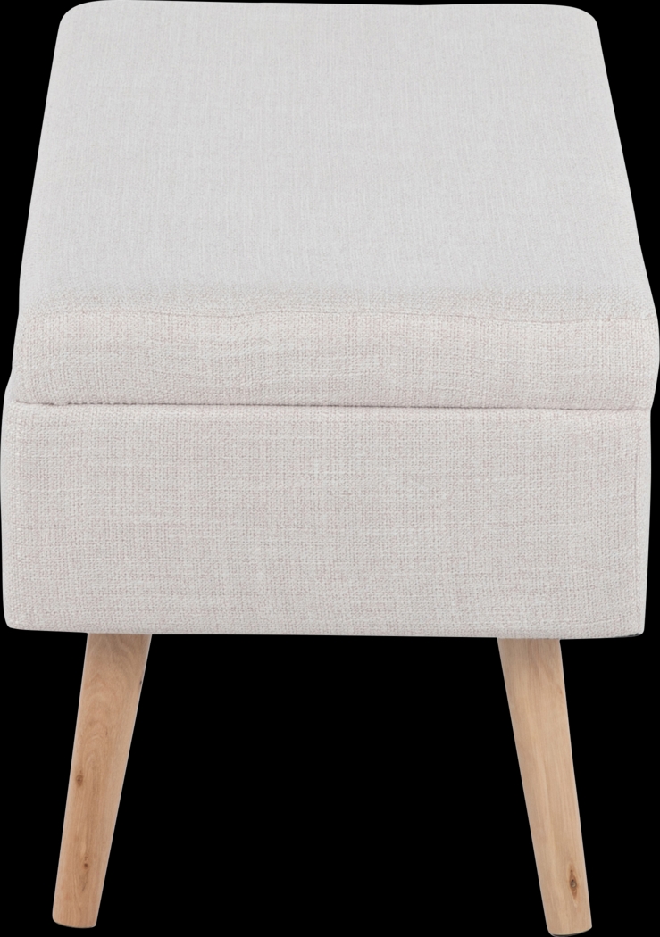 Branbrook Beige Accent Bench - Thumbnail - Image 3