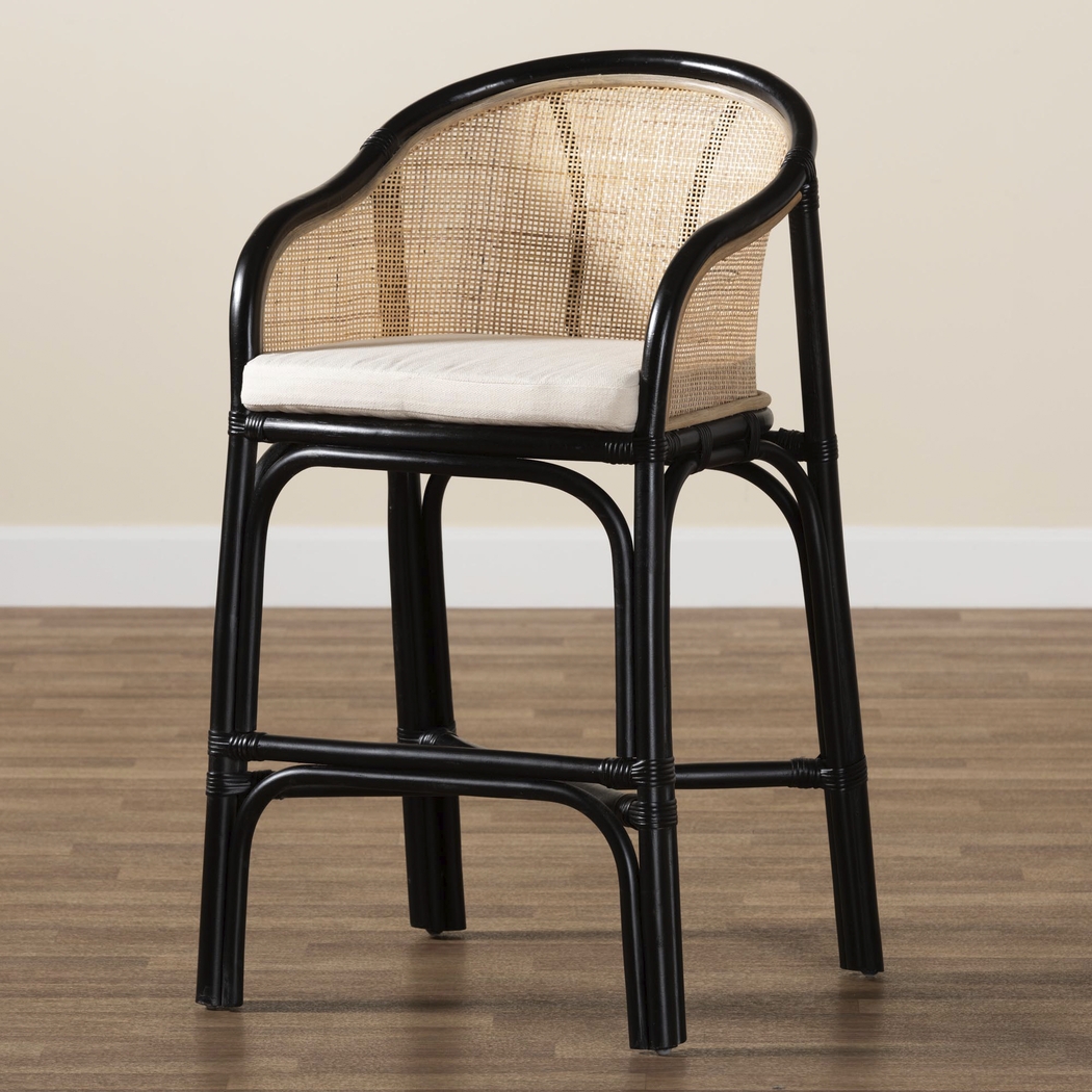 Branchaud Black Counter Stool - Thumbnail - Image 3