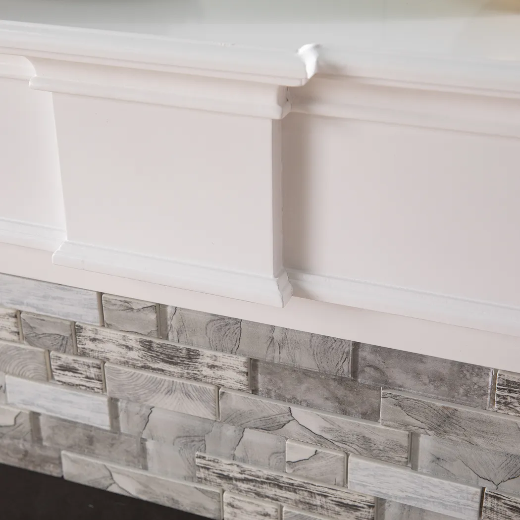 Brandycrest I White 42 in. Console With Color Changing Electric Fireplace - Image 6