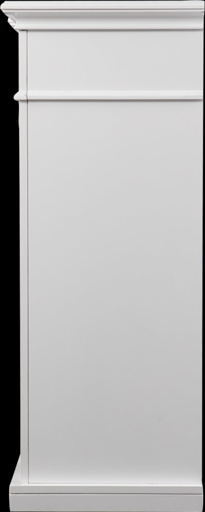 Brandycrest IV White 42 in. Console With Touch Panel Electric Fireplace - Thumbnail - Image 3