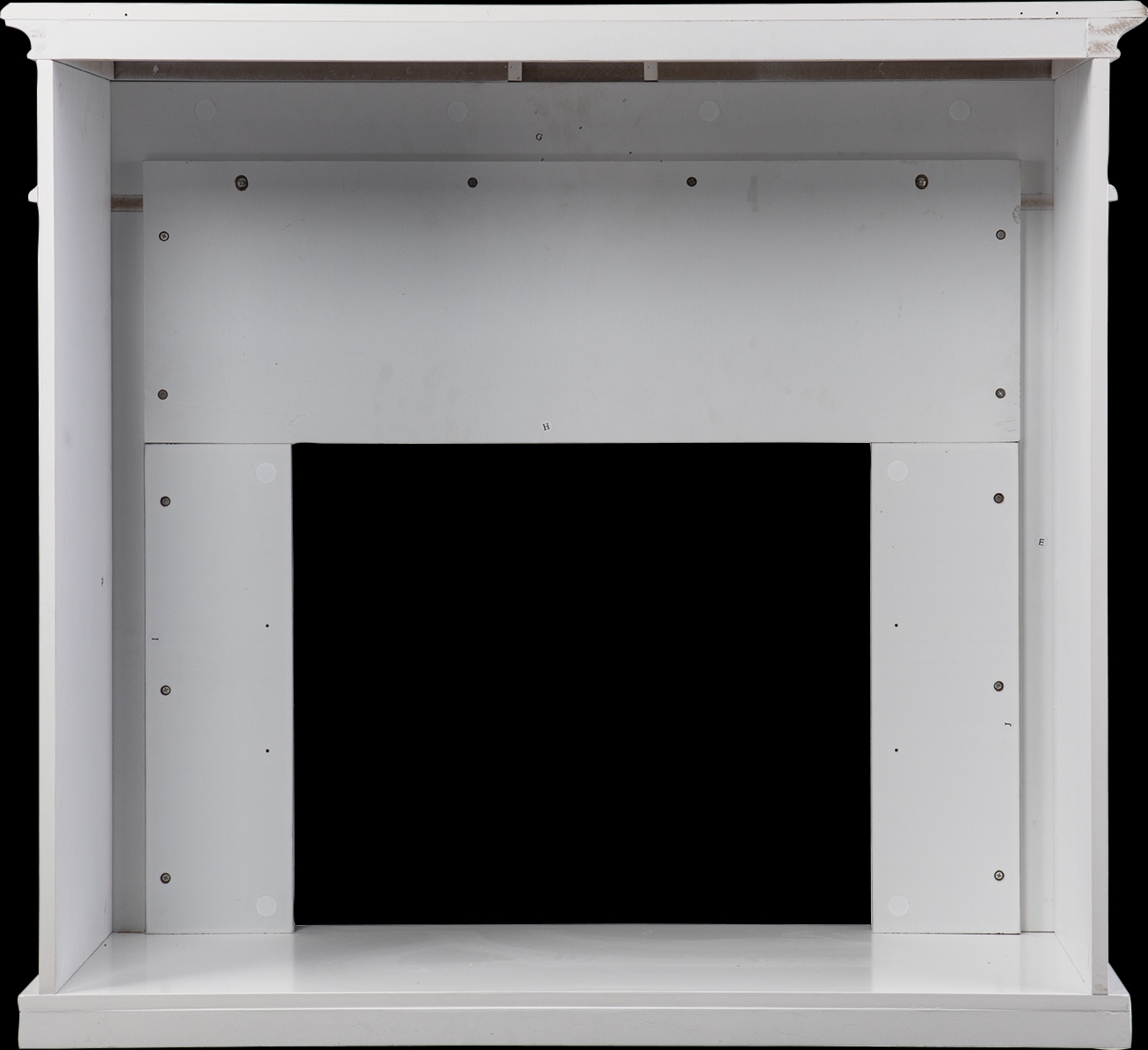 Brandycrest IV White 42 in. Console With Touch Panel Electric Fireplace - Thumbnail - Image 4