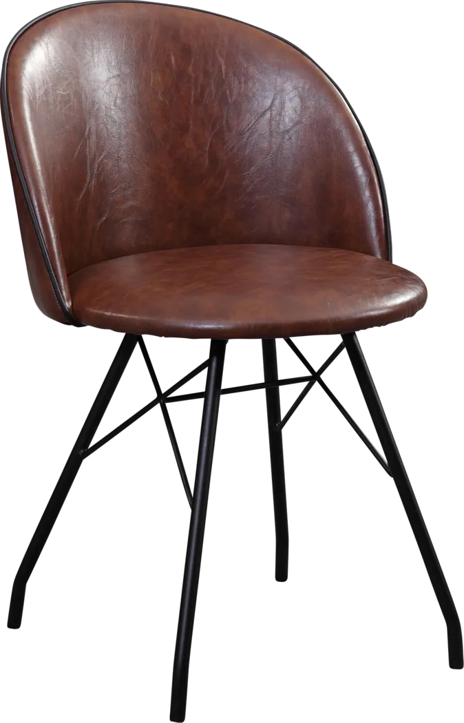 Branley Brown Swivel Desk Chair - Thumbnail - Image 1