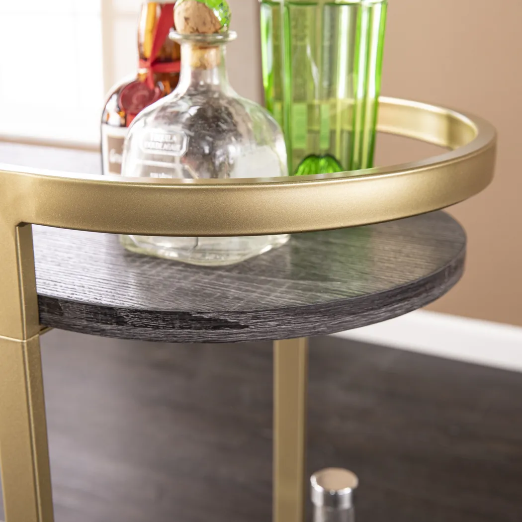 Branscome Black Bar Cart - Image 7