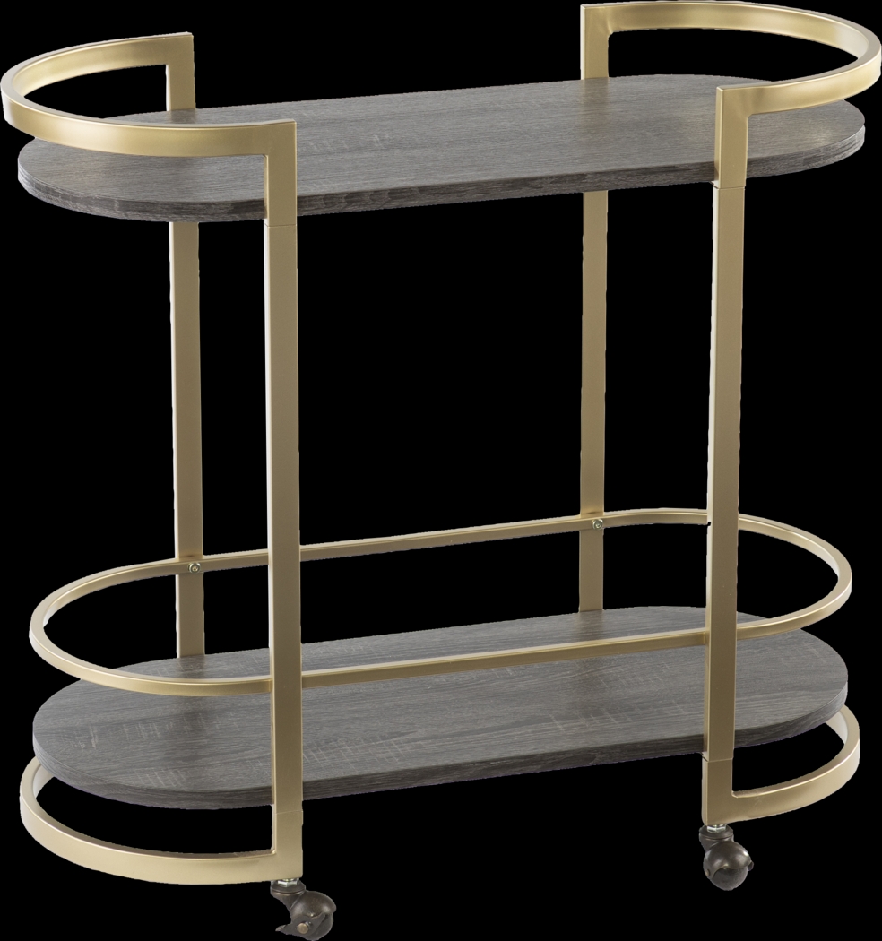 Branscome Black Bar Cart - Thumbnail - Image 1