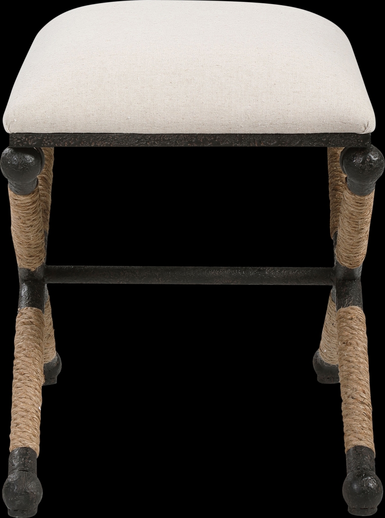 Bransley White Accent Bench - Thumbnail - Image 2