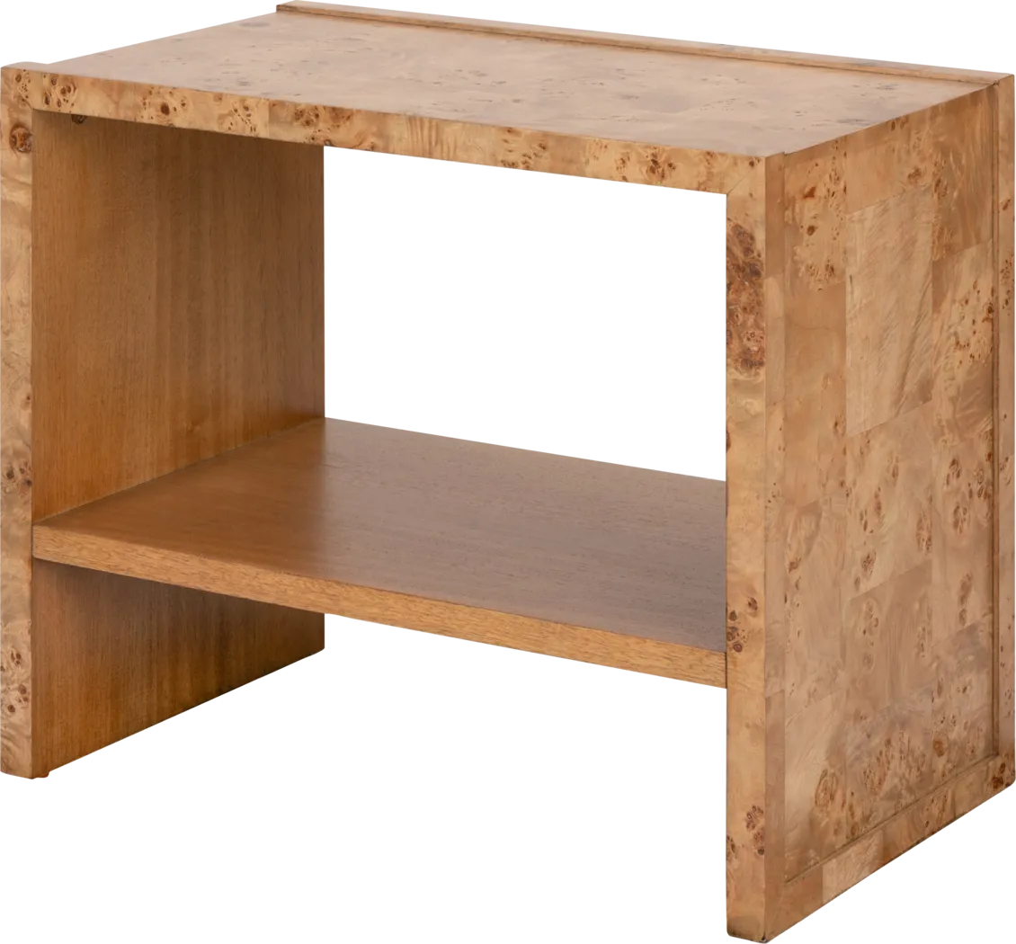 Branson Brown Chairside Table - Thumbnail - Image 1